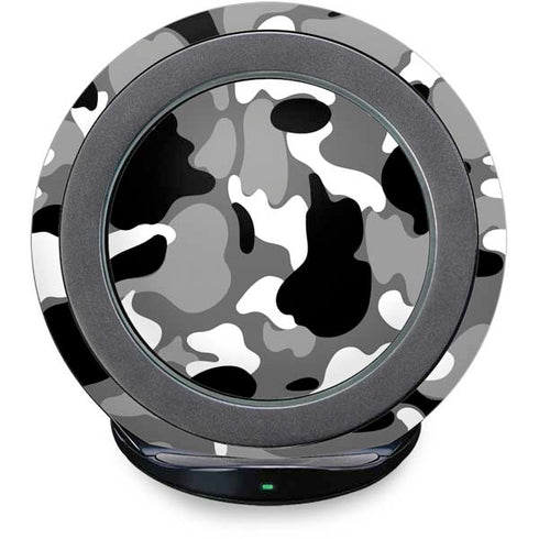 Neutral Street Camo Fast Charge Wireless Charging Stand Skin